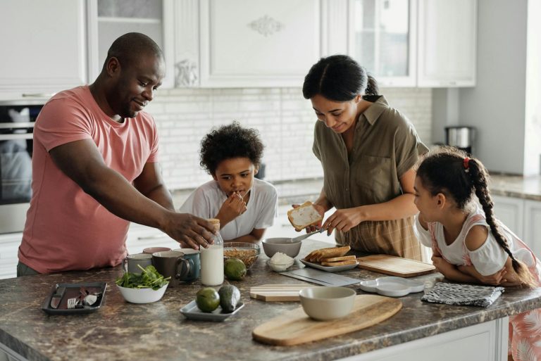 Family spend time together