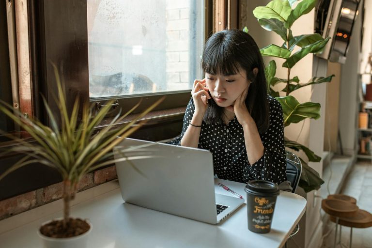 Woman filling for mediation