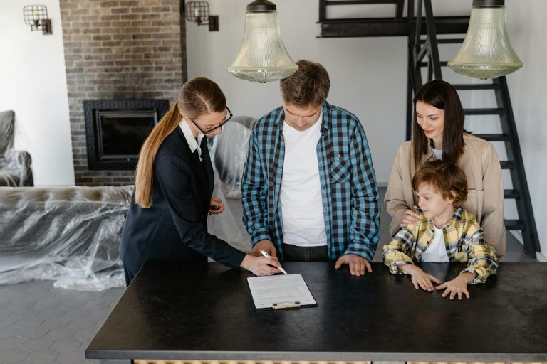 Man signing a mediation agreement